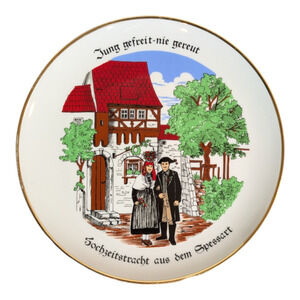 1981 Germany Vintage Collector Plate Excellent Condition Int. Volkswandertag